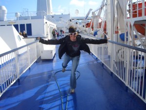 doesn't look like it's windy and cold but it was!!!...