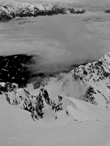 ...unten das Wolkenmeer...