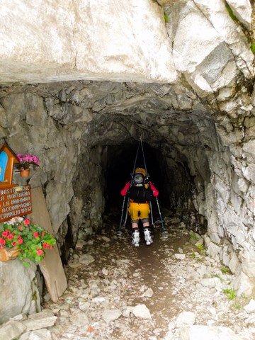 crossing the tunnel...