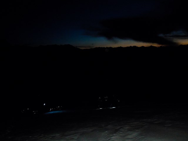 quite some People on the way early in the morning... But it turned out that not everbody was taking the same direction...