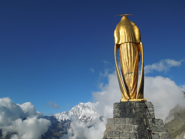 die heilige Madonna...