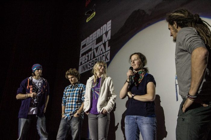 presenting our film "Camels are never cold" on stage... mit Flo Orley, Michi Mayerhofer, Liz Kristoferitsch, Mel und Harry Putz