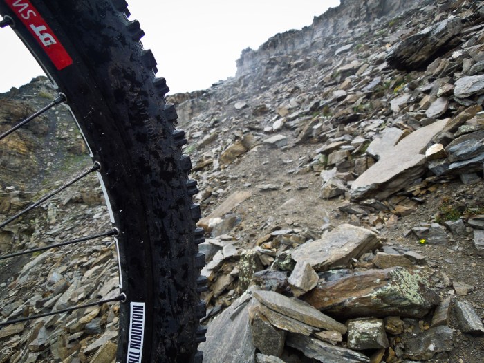 die letzten Meter vor dem Pass..