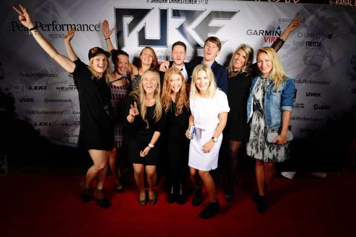 das PURE Team: Sandra Lahnsteiner, Mel, Emma Dahlström, Camilla Berra, Evelina Nilsson, Mario Feil, Matthias Bergmann, Matilda Rappaport, Nadia Samer, Caja Schöpf