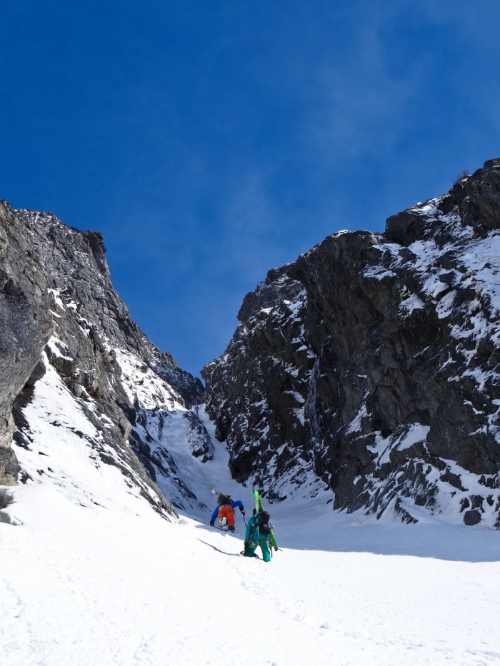 Minutes later snow was sliding down...